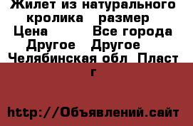Жилет из натурального кролика,44размер › Цена ­ 500 - Все города Другое » Другое   . Челябинская обл.,Пласт г.